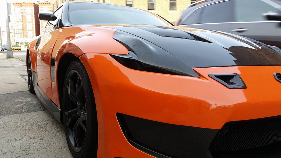 370Z Orange Vinyl Wrap Avery Dennison